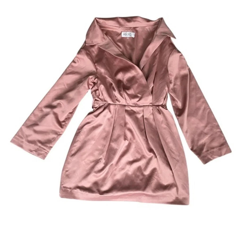blush silk wrap dress Zimmermann Silk Wrap Mini Dress in Blush